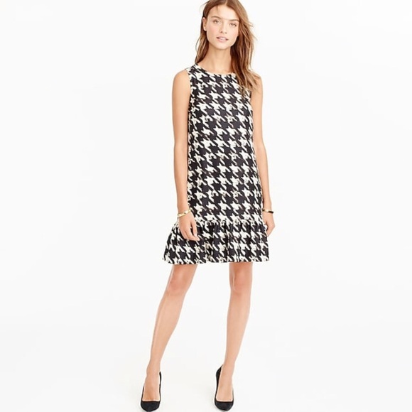 J. Crew Dresses & Skirts - J Crew Silk Ruffle Hem Drop Waist Dress